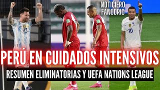 RESUMEN ELIMINATORIAS y NATIONS LEAGUE 🏆 Perú necesita un milagro  ¿Cómo se movió la tabla [upl. by Hanyaz]