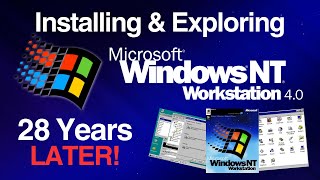 Microsoft Windows NT Workstation 40  28 Years Later [upl. by Tipton]