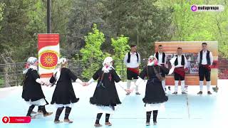 Potpuri dances from Mala Prespa 2023  performed during the Macedonian Minority Festival in Albania [upl. by Hilleary904]