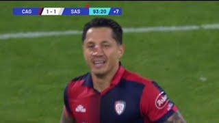 Gol de Gianluca Lapadula Cagliari vs Sassuolo 21  Todos los goles y destacados ampliados [upl. by Benyamin854]