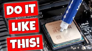 Best Ryzen Thermal Paste Application Methods [upl. by Durnan]