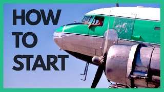 Starting Radial Engines with Buffalo Joe  DC3 MASTER CLASS [upl. by Mercie379]