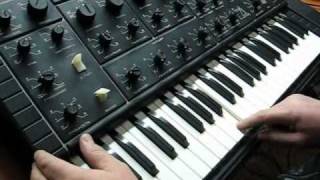 POLIVOKS POLYVOX Soviet analog synth [upl. by Mosira261]