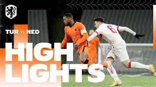 Highlights Turkije  Nederland 24032021 WKkwalificatie [upl. by Parlin]