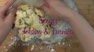 The Secret of Scones How to Pat and Fold Scone Dough part 1 [upl. by Annawahs]