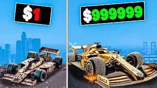 1 to 1000000 F1 Car in GTA 5 [upl. by Chura]