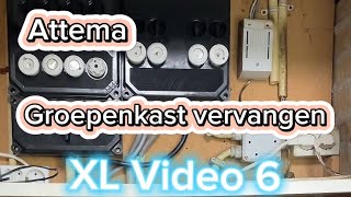 Groepenkast vervangen ⚡️ XL video 6  Elektricien  Attema  fuseboard  Amsterdam [upl. by Llij]