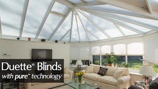 Duette® Blinds with pure™ Technology  Conservatory Blinds Limited [upl. by Ayat]