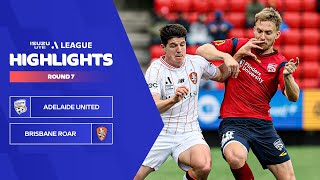 Adelaide United v Brisbane Roar FC  Highlights  Isuzu UTE ALeague 202324  Round 07 [upl. by Acila384]