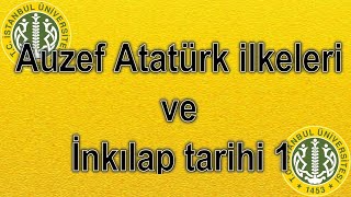 ATATÜRK İLKELERİ VE İNKILAP TARİHİ 1  ÇIKMIŞ SESLİ SORULARI  AUZEF AÖF [upl. by Giglio]