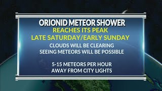 Orionid meteor shower to peak tonight [upl. by Asinet138]