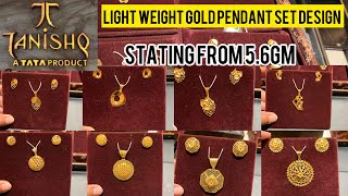 Tanishq gold pendant set designs with price  gold pendant set designs  Tanishq jewellery [upl. by Keram]