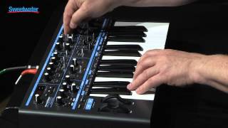 Novation Bass Station II Analog Synthesizer Demo  Sweetwater Sound [upl. by Relyuhcs]