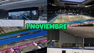 ⚠️ ÚLTIMA HORA en las OBRAS del SANTIAGO BERNABÉU 1 noviembre 2023 [upl. by Gilges]