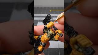 Paint Yellow Ork Armor Easily miniature fantasy warhammer Ironjawz [upl. by Ahsekyt]