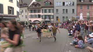 Jugendfest Brugg 2023  Sturmlauf durch die Altstadt [upl. by Gnagflow]