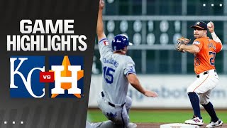 Royals vs Astros Game Highlights 83024  MLB Highlights [upl. by Siroled]