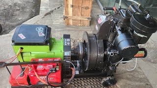 10kva Generator with 12hp Aircooled Diesel Engine self start Chadha Generator Ladwa 7kva 12kva 15kva [upl. by Nnaeed]