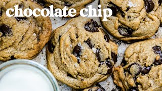 Worlds Best CHOCOLATE CHIP COOKIES Recipe Crunchy Outside Soft amp Chewy Inside [upl. by Ahsia807]