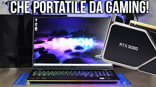 OTTIMO PC PORTATILE DA GAMING con RTX 3080 Lenovo Legion 7 [upl. by Attelahs]