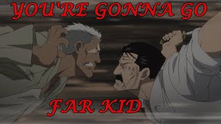 King Bradley Fight Tribute  quotYoure Gonna Go Far Kidquot Fullmetal Alchemist Brotherhood AMV [upl. by Hekking]