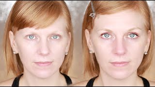 LASH amp BROW TINTING AT HOME  NATURAL RESULTS  BETTER OFF RED [upl. by Ahsoik]