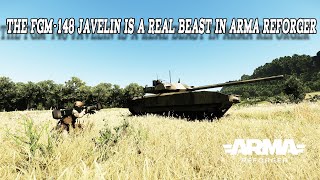 FGM148 Javelin in Arma reforger is A beast against the T14 Armata  4K [upl. by Ardys]