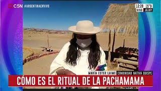 ¿Cómo es el ritual de la Pachamama [upl. by Erving962]