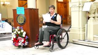 Kim Harrison speaking during Rare Disease Day 2017 [upl. by Virgin540]