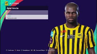 NGOLO KANTE  AL ITTIHAD NEW TRANSFER PES 2021 OPTION FILE [upl. by Kashden]