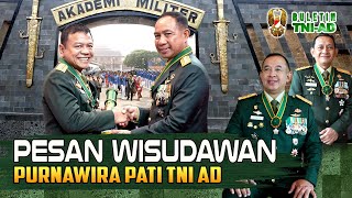 Pesan Wisudawan Purnawira Pejabat Tinggi TNI AD  BULETIN TNI AD [upl. by Ryter]