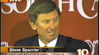 Steve Spurrier announced as head football coach for the University of South Carolina 11232004 [upl. by Oxford]