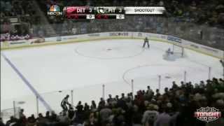 Jussi Jokinen shootout goal vs Red Wings [upl. by Wordoow]