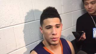 Devin Booker explains why team celebrated his 70 points even after loss to Boston Celtics [upl. by Namqul]