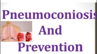 Community medicine  PNEUMOCONIOSIS and its prevention communitymedicine pneumoconiosis [upl. by Esilehc]