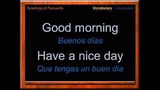 Saludos y Despedidas en Inglés  Greetings amp Farewells  Aprender Ingles  Ingles Gratis  free [upl. by Arlana]