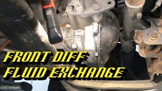 Ford Front Differential Maintenance Specialized Drain and Fill Procedure [upl. by Aihsenal]