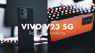 vivo V23 5G Unboxing and First Look The Flat Sides Returns [upl. by Aromas334]