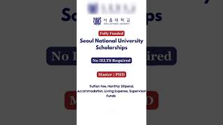 Seoul National University South Korea 🇰🇷GS scholarshipGSFS Scholarship scholarship 2024 [upl. by Narcho]