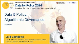 Exploring Algorithmic Governance  Insights from Leid Zejnilović [upl. by Nyrehtac449]