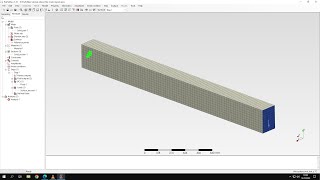 PrePoMax CalculiX FEA  Tutorial 20  Hex mesh from Gmsh [upl. by Mingche]