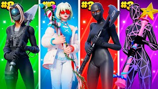 50 Most TRYHARD Fortnite Skin Combos [upl. by Arreis]