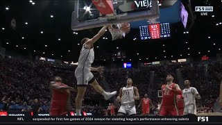 NCAAM 20240216 New Mexico vs San Diego State [upl. by Enelrahc]