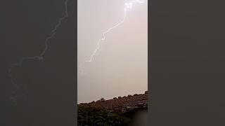 Crazy Lightnings South Italy  Fulmini incredibili Puglia  1052024  Short 14 lightningstrikes [upl. by Atteynek797]