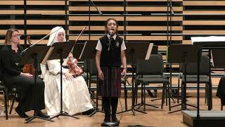 5th Grade Student Recites Poem quotCasabiancaquot Queen of All Saints Academy [upl. by Faustena164]