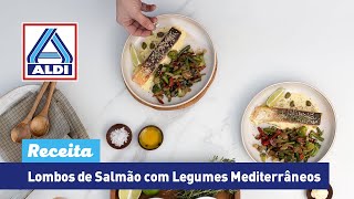 ALDI  Receitas  Lombos de Salmão com Legumes Mediterrâneos [upl. by Brent]