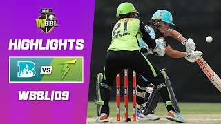 Brisbane Heat v Sydney Thunder  WBBL09 [upl. by Sheila]