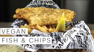 Vegan Recipe Fish and Chips  Edgy Veg [upl. by Annaierb]