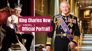 King Charles New Official Portrait Unveiled [upl. by Adnohr711]