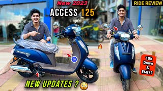 Finally 😱 Suzuki Access 125 OBD2 BS7 New Model 2023 RIDE REVIEW  New Feature Price Emi Access125 [upl. by Nivlad]